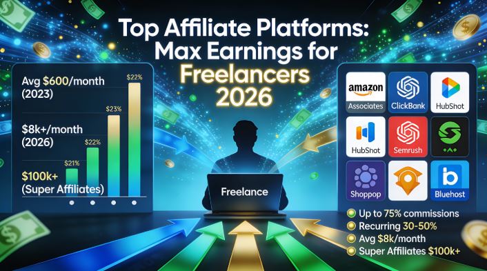 The Best Affiliate Marketing Platforms That Generate the Most Money for Online Freelancers in 2026
